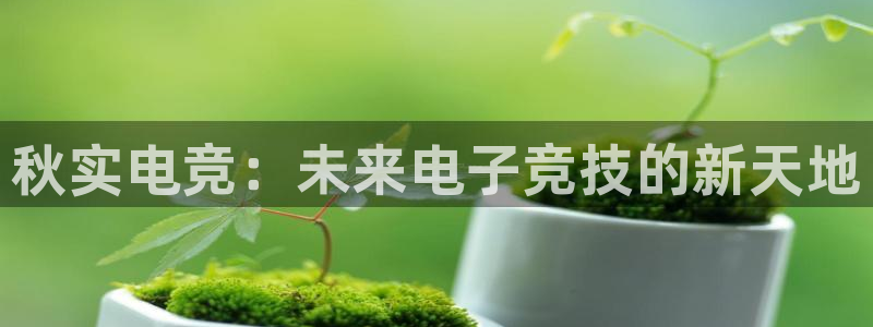 完美电竞世界平台：秋实电竞：未来电子竞技的新天地